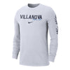 Villanova Wildcats Nike Varsity Game White Long Sleeve T-Shirt