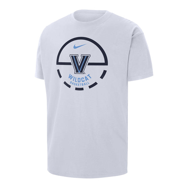 Villanova Wildcats Nike Free Throw  White T-Shirt - Front View