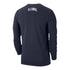 Villanova Wildcats Nike Shooting Long Sleeve Navy T-Shirt - Back View