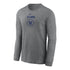 Villanova Wildcats Nike Practice Legend Long Sleeve Grey T-Shirt - Front View