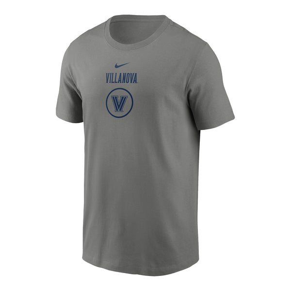 Villanova Wildcats Nike Practice Legend Grey T-Shirt In Grey - Front View