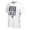 Villanova Wildcats Nike Energy Bench White T-Shirt - Front View