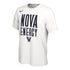 Villanova Wildcats Nike Energy Bench White T-Shirt - Front View
