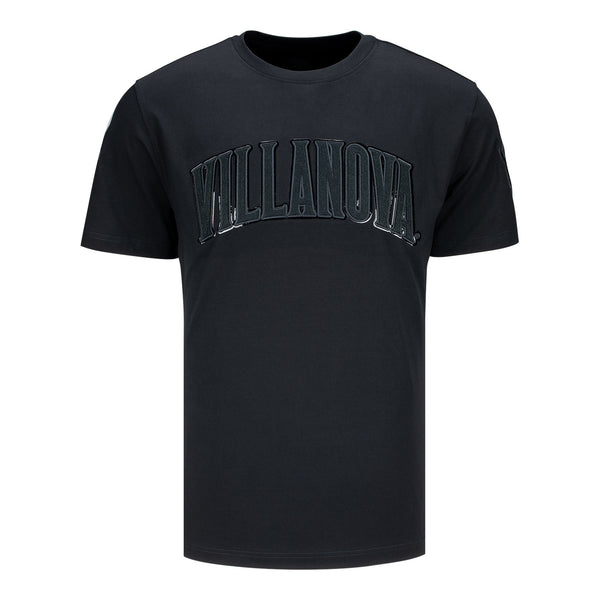 Villanova Wildcats Pro Standard Triple Black T-Shirt - Front VIew