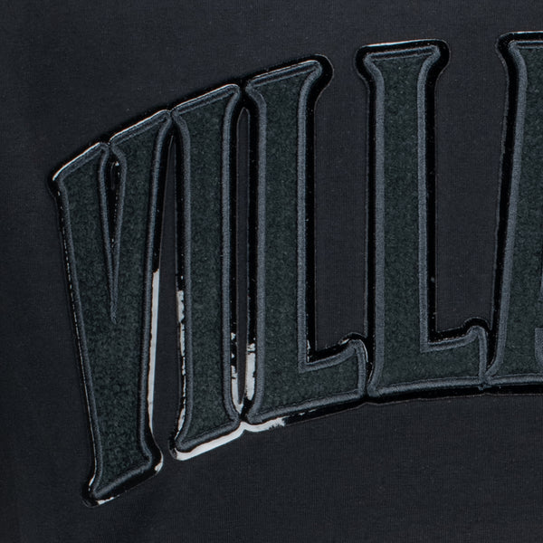 Villanova Wildcats Pro Standard Triple Black T-Shirt - Close front VIew