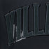 Villanova Wildcats Pro Standard Triple Black T-Shirt - Close front VIew