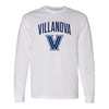 Villanova Wildcats Wordmark Logo Long Sleeve White T-Shirt