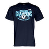 Villanova Wildcats 2023 CAA Football Champion Navy T-Shirt
