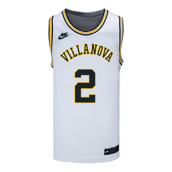Villanova Wildcats Nike Basketball Student Athlete #2 Mark Armstrong White Jersey - Front View