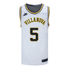 Villanova Wildcats Nike Basketball Student Athlete #5 Justin Moore White Jersey - Front View