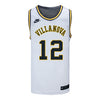 Villanova Wildcats Nike Basketball Student Athlete #12 Collin O'Toole White Jersey - Front View