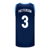Villanova Wildcats Nike Basketball Student Athlete #3 Trey Patterson Navy Jersey - Back View