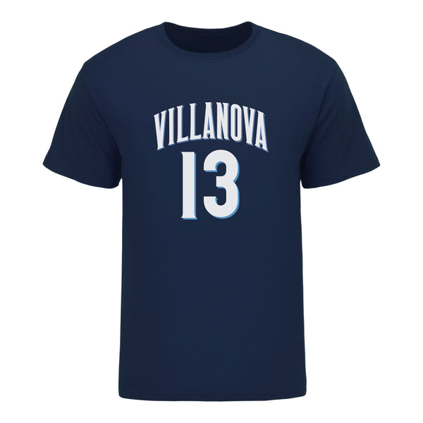 Villanova Women's Basketball Student Athlete Navy T-Shirt #13 Brynn McCurry - Front View