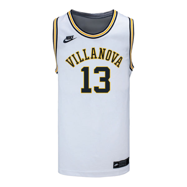 Villanova Wildcats Nike Basketball Student Athlete #13 Enoch Boakye White Jersey - Front View