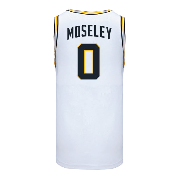 Villanova Wildcats Nike Basketball Student Athlete #0 Josiah Moseley White Jersey - BAck View