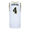 Villanova Wildcats Nike Basketball Student Athlete #4 Tyler Perkins White Jersey