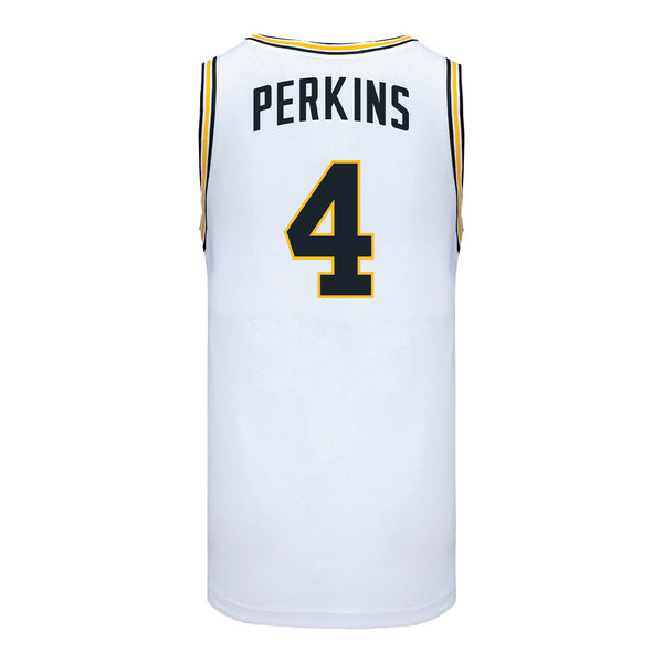 Villanova Wildcats Nike Basketball Student Athlete #4 Tyler Perkins White Jersey - BAck View