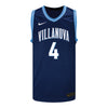 Villanova Wildcats Nike Basketball Student Athlete #4 Tyler Perkins Navy Jersey - Front View