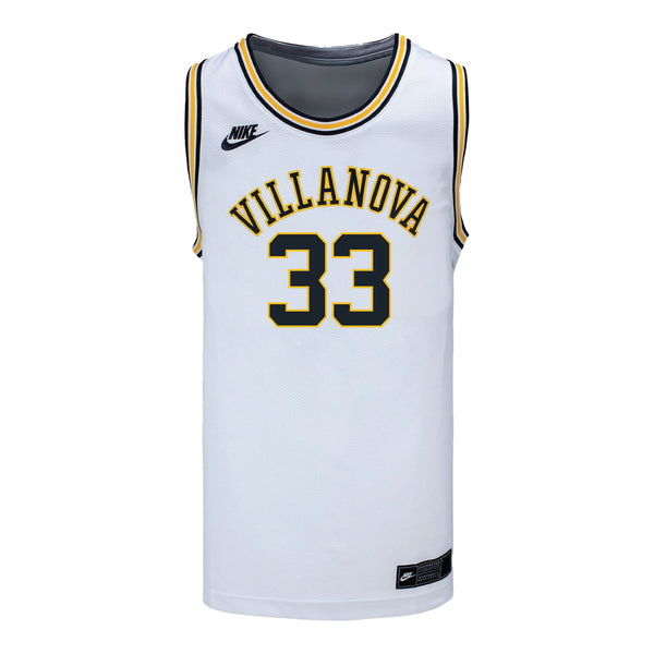 Villanova Wildcats Nike Basketball Student Athlete #33 Matthew Hodge White Jersey - Front View