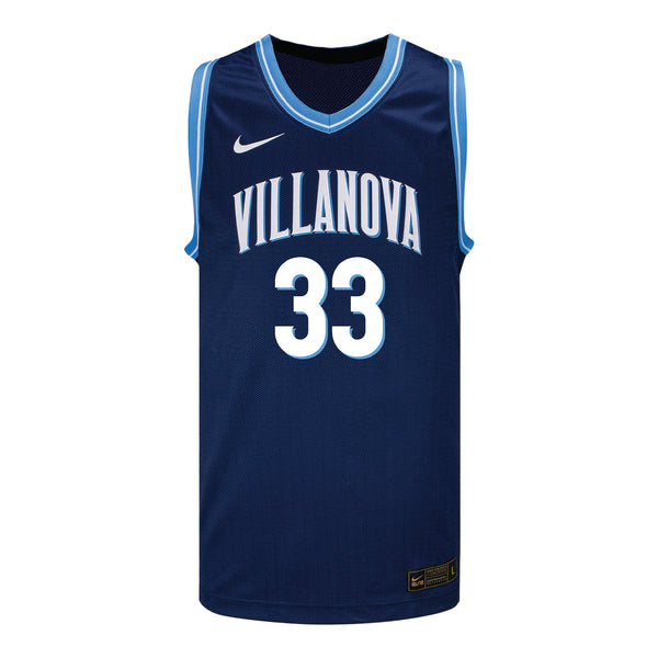 Villanova Wildcats Nike Basketball Student Athlete #33 Matthew Hodge Navy Jersey - Front VIew