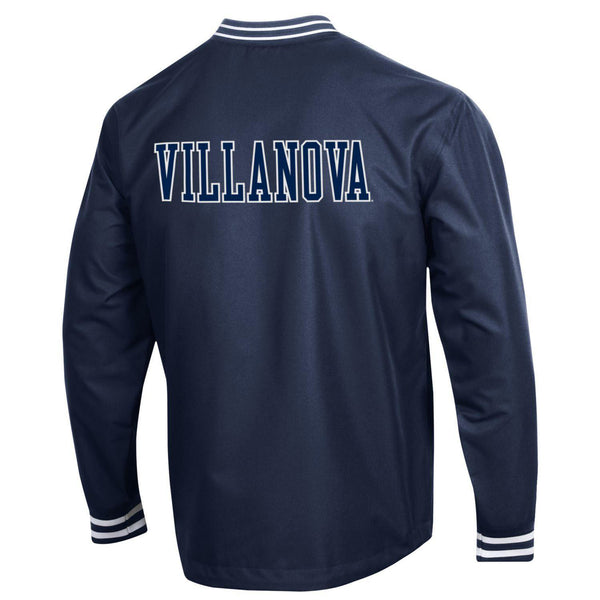 Villanova Wildcats Scout Twill Jacket in Navy with White Detailing - Back View
