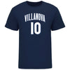Villanova Women's Basketball Student Athlete Navy T-Shirt #10 Christina Dalce - Front View