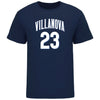Villanova Women's Basketball Student Athlete Navy T-Shirt #23 Maddie Burke - Front View