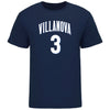 Villanova Women's Basketball Student Athlete Navy T-Shirt #3 Lucy Olsen - Front View