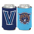 Villanova Wildcats Primary Coozie in Navy and Blue - Front and Back View