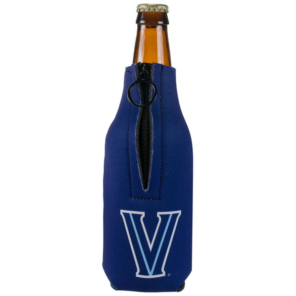 Villanova Wildcats Primary Bottle Coozie in Blue and Navy - Back View