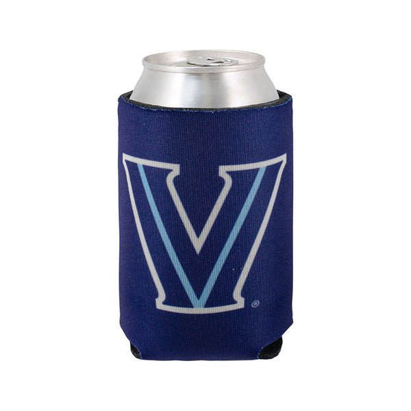 Villanova Wildcats Primary V Coozie in Navy - Front View
