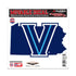 Villanova Wildcats State 6" x 6" Decal in Blue - Front View