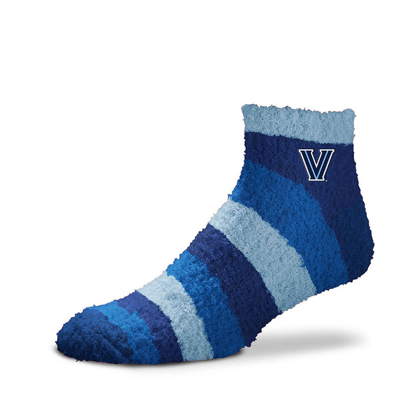 Ladies Villanova Wildcats Navy Rainbow Socks in Blue - Front View