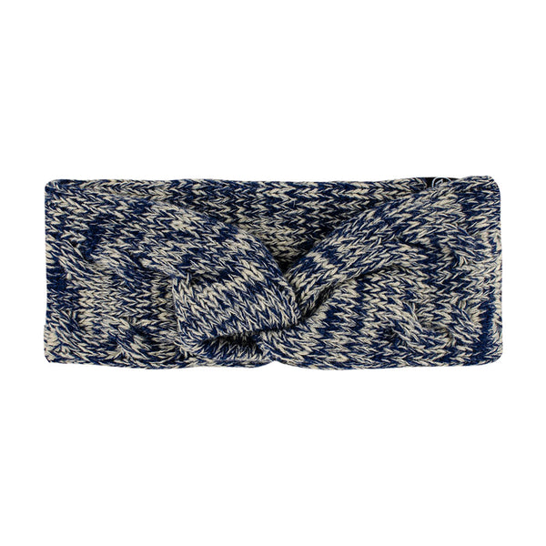 Ladies Villanova Wildcats Astrid Knit Headband in Blue and White - Back View