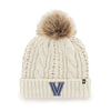 Ladies Villanova Wildcats Meeko Knit Hat in White - Front View