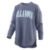 Ladies Villanova Wildcats Vintage Poncho Fleece Sweatshirt