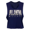 Ladies Villanova Wildcats Foil Muscle Tank Top