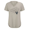 Ladies Villanova Wildcats Speckle V-Neck T-Shirt
