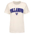 Ladies Villanova Wildcats 3D Wordmark T-Shirt in White - Front View