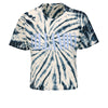 Ladies Villanova Wildcats Tie-Dye Crop T-Shirt
