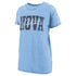 Ladies Villanova Wildcats Boyfriend Everest T-Shirt in Blue - Front View
