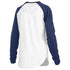 Ladies Villanova Wildcats Brooking Long Sleeve in White and Blue - Back View