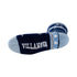 Villanova Wildcats Holiday Crew Socks in Blue - Bottom View