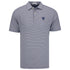 Villanova Wildcats Peter Millar Jubilee Polo in White and  Blue - Front View