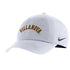 Villanova Wildcats Nike Wordmark H86 Unstructured Adjustable Hat in White - Front View