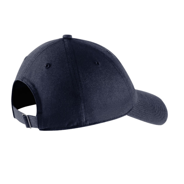 Villanova Wildcats Nike Wordmark Adjustable Hat in Navy - Left View