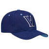 Villanova Wildcats Competitor V Snapback Structured Hat in Navy - 3/4 Left View
