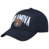 Villanova Wildcats Overarch Structured Adjustable Hat in Navy - 3/4 Right View