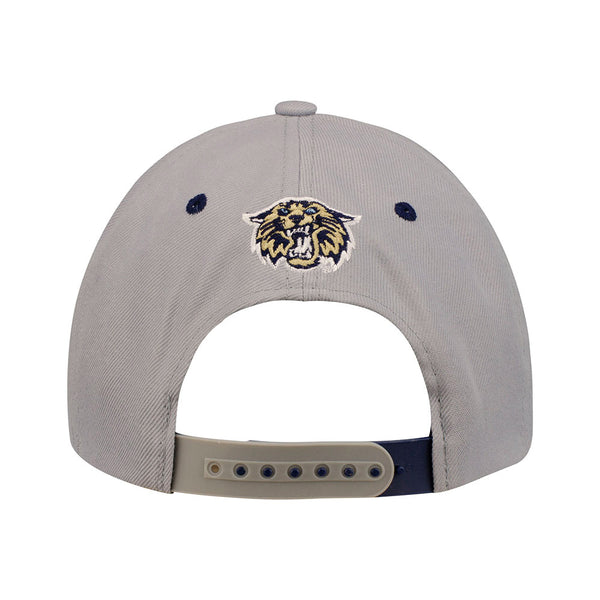 Villanova Wildcats ZH Fog Adjustable Hat in Gray - Back View