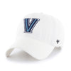 Villanova Wildcats Adjustable Cleanup Primary Logo Hat in White - Front View